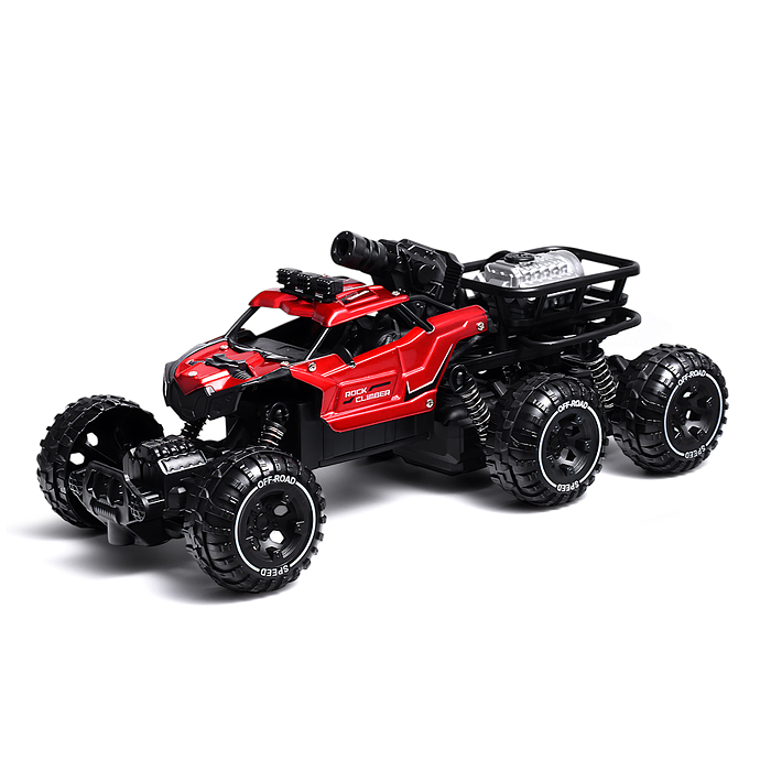 Фото к товару Машина BT0058-2 "Погоня за монстрами" красный, свет, дым, стрельба, р/у, 27 MHz, в коробке Машина BT0058-2 "Погоня за монстрами" красный, свет, дым, стрельба, р/у, 27 MHz, в коробке