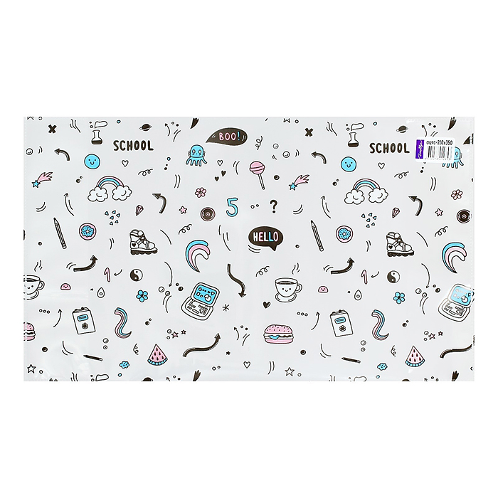 Фото к товару Обложка для тетрадей и дневников 210х350 90 мкм ПП с принтом прозрачная (в наборе 10 шт) Обложка для тетрадей и дневников 210х350 90 мкм ПП с принтом прозрачная (в наборе 10 шт)