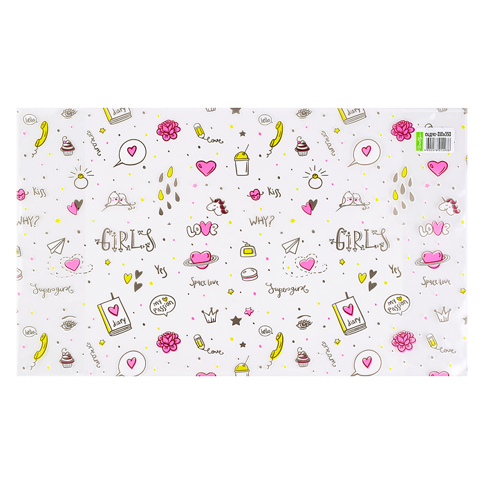 Фото к товару Обложка для тетрадей и дневников 210х350 90 мкм ПП прозрачная с принтом (в наборе 10 шт.) Обложка для тетрадей и дневников 210х350 90 мкм ПП прозрачная с принтом (в наборе 10 шт.)