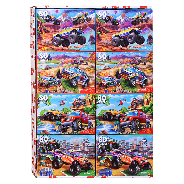 Пазлы 80 "Крутой вираж №17"