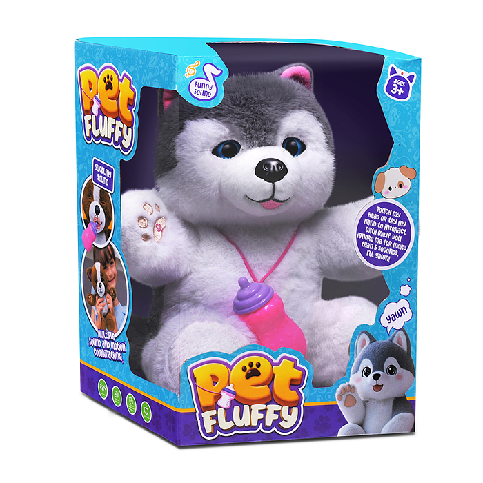 Фото к товару Собака 00-6817 "Плюшкин" (глазки двигаются, запись, поёт и пьёт молоко) Собака 00-6817 "Плюшкин" (глазки двигаются, запись, поёт и пьёт молоко)