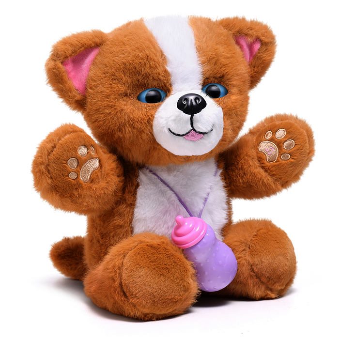 Фото к товару Собака 00-6817 "Плюшкин" (глазки двигаются, запись, поёт и пьёт молоко) Собака 00-6817 "Плюшкин" (глазки двигаются, запись, поёт и пьёт молоко)