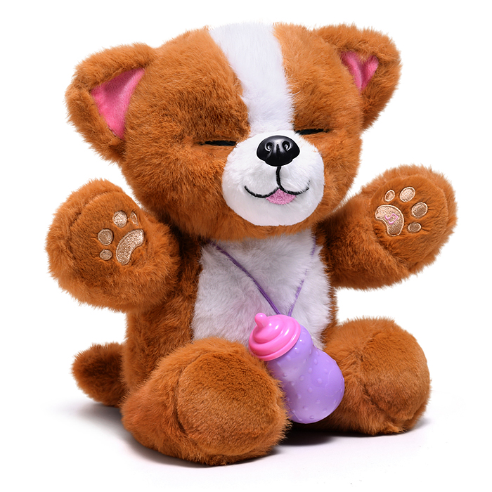 Фото к товару Собака 00-6817 "Плюшкин" (глазки двигаются, запись, поёт и пьёт молоко) Собака 00-6817 "Плюшкин" (глазки двигаются, запись, поёт и пьёт молоко)