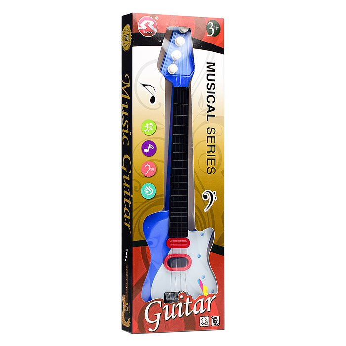 Фото к товару Гитара 8817 "Юный гитарист" в коробке Гитара 8817 "Юный гитарист" в коробке