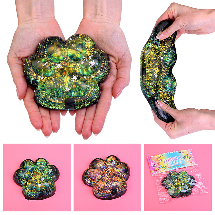 Игрушка-антистресс 00-6541 "Изумрудная лапа"