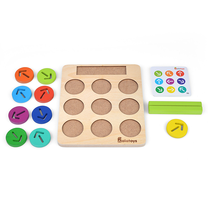 Фото к товару Развивающий набор "Стрелочки" Развивающий набор "Стрелочки"