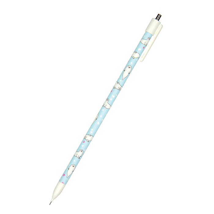 Карандаш механический 0.5 мм "MagicGraphix. Бельки. Паттерн" ультратонкий прорезиненный корпус