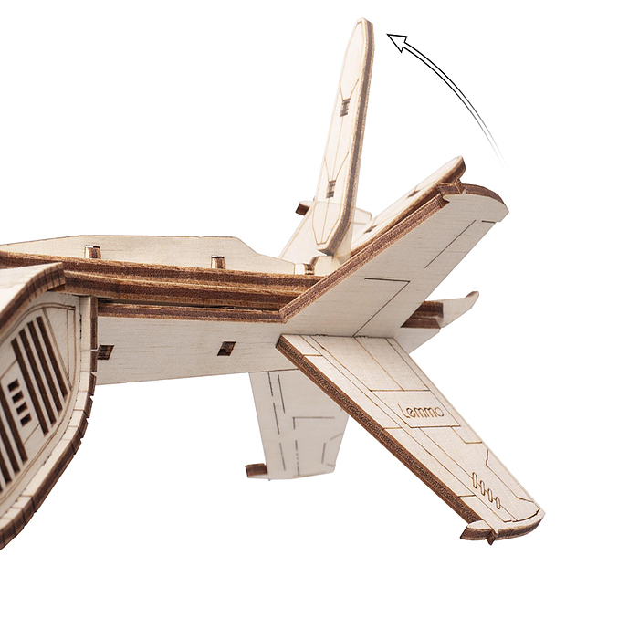 Фото к товару Модель Футуристический вертолёт "Ночной беркут" Модель Футуристический вертолёт "Ночной беркут"