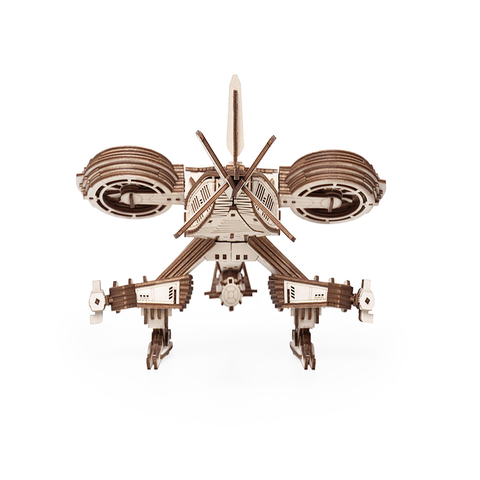 Фото к товару Модель Футуристический вертолёт "Ночной беркут" Модель Футуристический вертолёт "Ночной беркут"