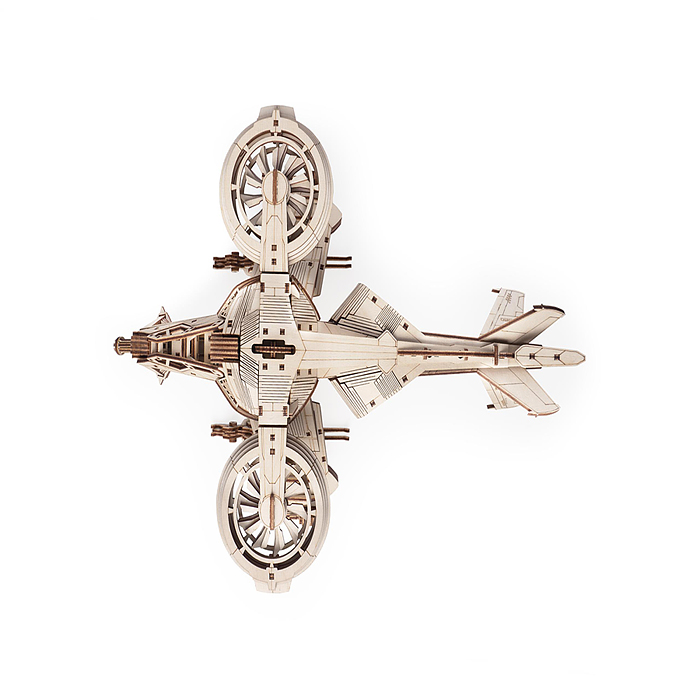 Фото к товару Модель Футуристический вертолёт "Ночной беркут" Модель Футуристический вертолёт "Ночной беркут"