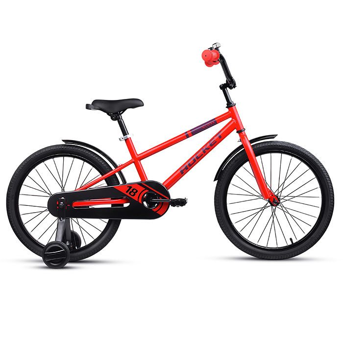 Велосипед 18" Rocket Gloss, цвет красный