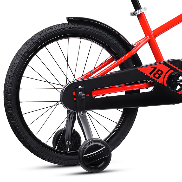 Фото к товару Велосипед 18" Rocket Gloss, цвет красный Велосипед 18" Rocket Gloss, цвет красный