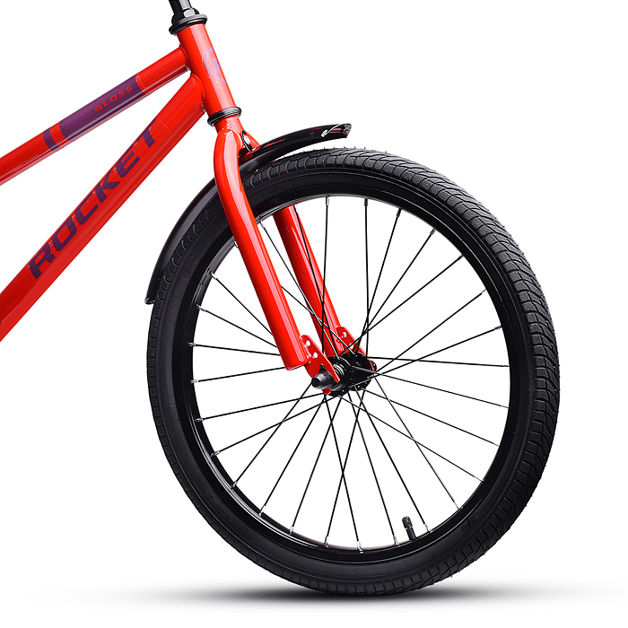 Фото к товару Велосипед 18" Rocket Gloss, цвет красный Велосипед 18" Rocket Gloss, цвет красный