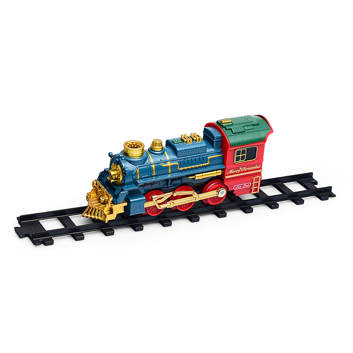 Фото к товару Железная дорога 699-37A "Steam Train" в коробке Железная дорога 699-37A "Steam Train" в коробке