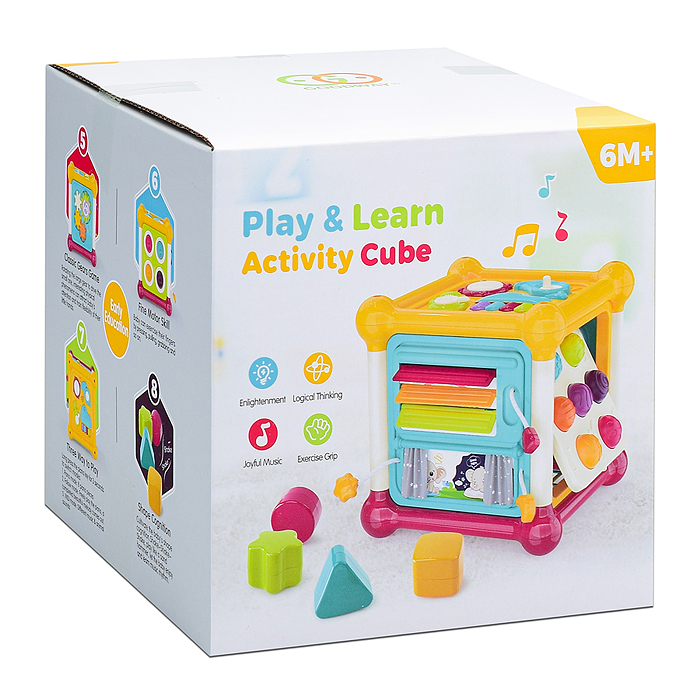 Куб развивающий 3860 "Умный малыш" в коробке