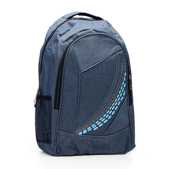 Фото к товару Рюкзак городской, одно основное отделение, большой карман на молнии спереди, уплотненная спинк Рюкзак городской, одно основное отделение, большой карман на молнии спереди, уплотненная спинк