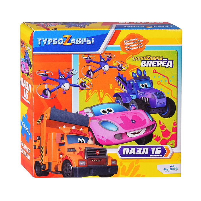 Пазл 16 "Турбозавры. Кто быстрей?!" Пазл 16 "Турбозавры. Кто быстрей?!"