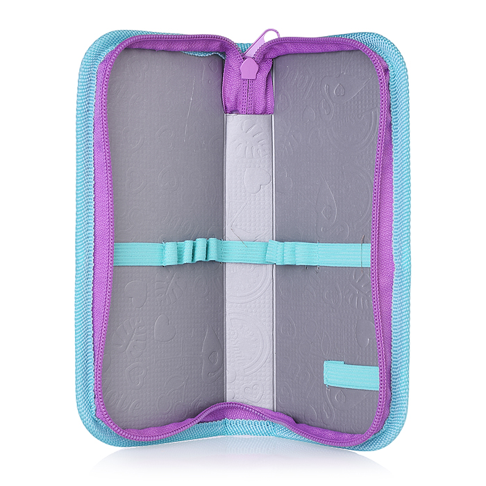 Пенал односекционный средний "Девочка на празднике" 2025 