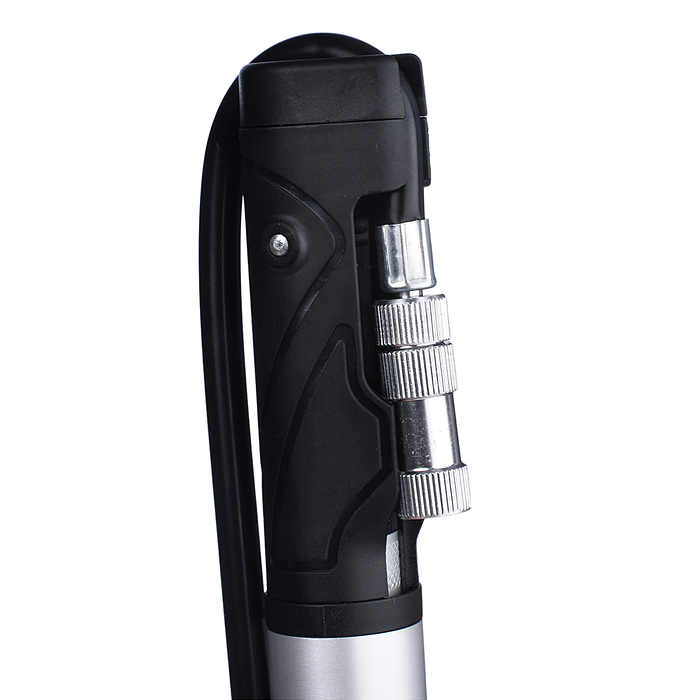 Фото к товару Насос ручной велосипедный Rocket, алюминий, A/V, Presta, монометр Насос ручной велосипедный Rocket, алюминий, A/V, Presta, монометр