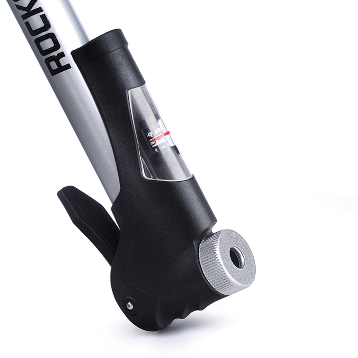 Фото к товару Насос ручной велосипедный Rocket, алюминий, A/V, Presta, монометр Насос ручной велосипедный Rocket, алюминий, A/V, Presta, монометр