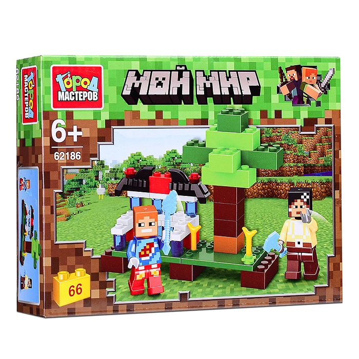 Конструктор "Мой мир" 66 дет. 