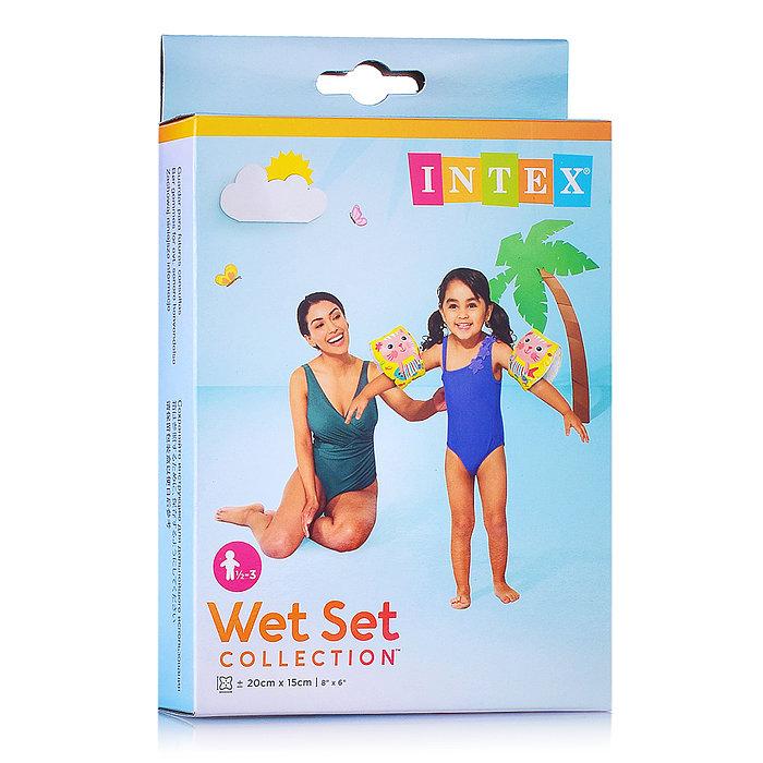 Нарукавники 20х15см "Котенок" 3-6 лет, 56665EU INTEX Нарукавники 20х15см "Котенок" 3-6 лет, 56665EU INTEX