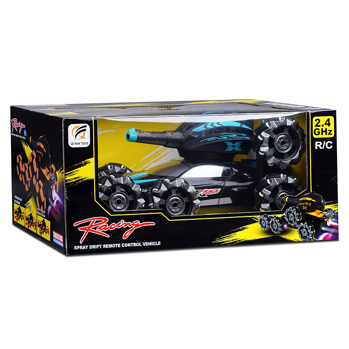 Фото к товару Машина QF667-9 "Rasing с пушкой-5" р/у, 27MHz, в коробке Машина QF667-9 "Rasing с пушкой-5" р/у, 27MHz, в коробке