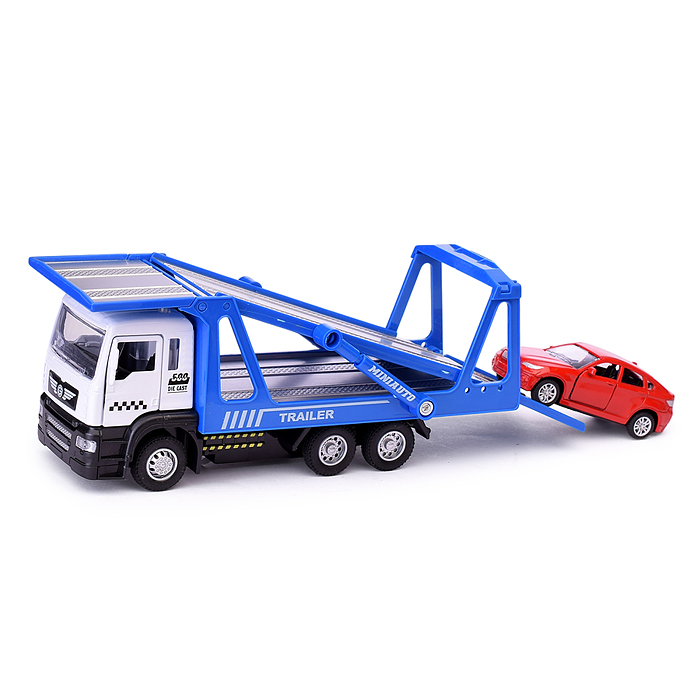 Автовоз 50010-1 с импортной машиной, в коробке