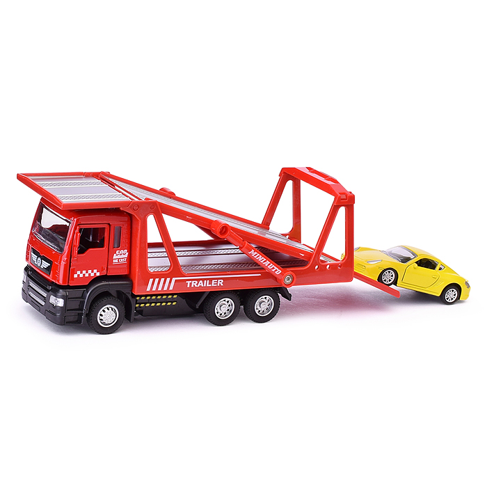 Автовоз 50010-1 с импортной машиной, в коробке