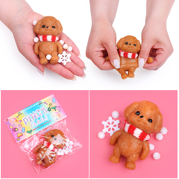 Игрушка-антистресс 00-6391 "Мишка с шарфом"