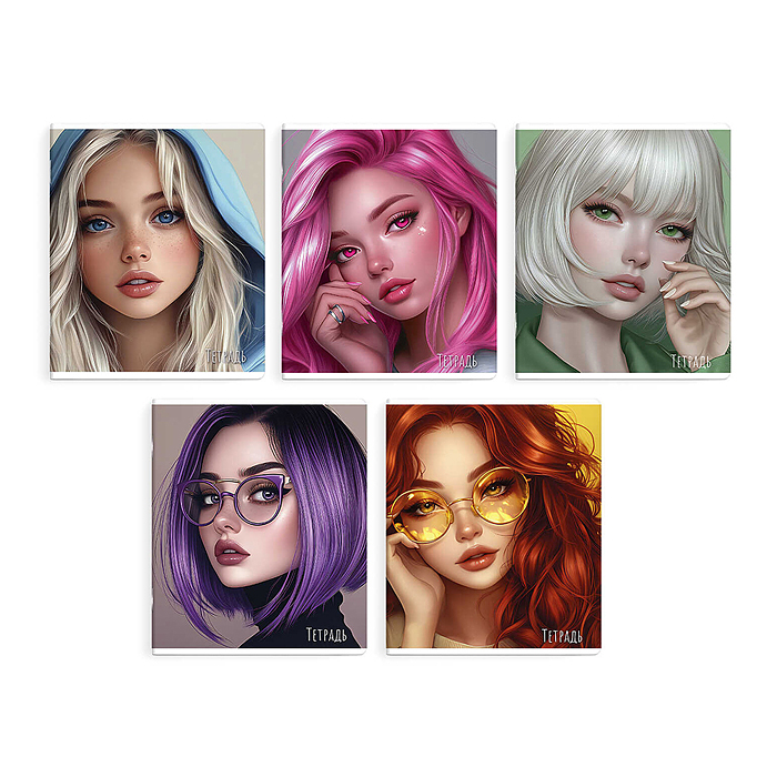 Тетрадь 48 л, клетка "Селебрити" А5+, мягкий переплёт Тетрадь 48 л, клетка "Селебрити" А5+, мягкий переплёт