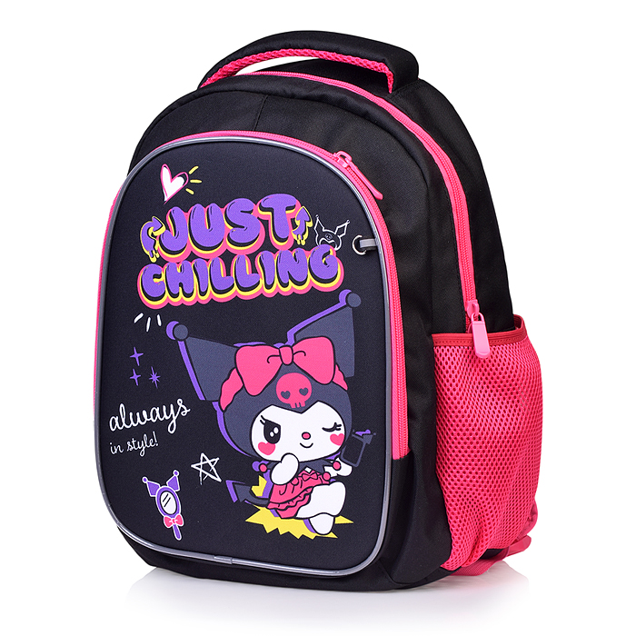 Рюкзак облегченный, Куроми с анатомической спинкой, 2 отделения на молнии, на каждой молнии 2 б