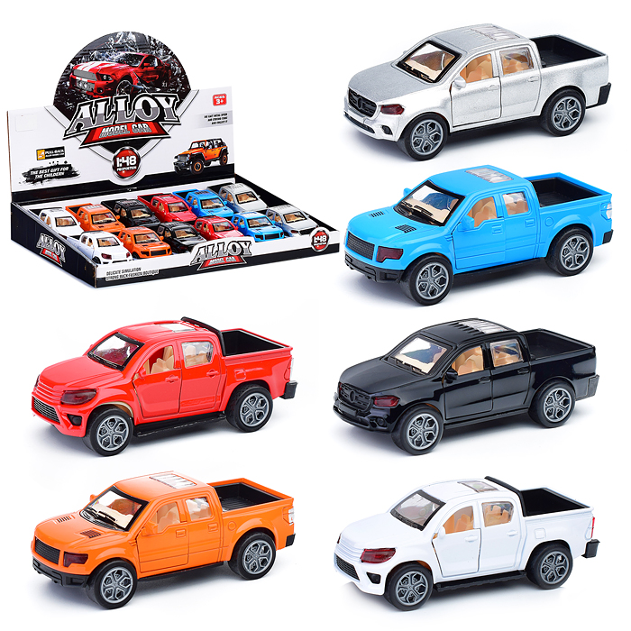 Машина 667-H "Пикап" металл., в ассортименте, в коробке Машина 667-H "Пикап" металл., в ассортименте, в коробке