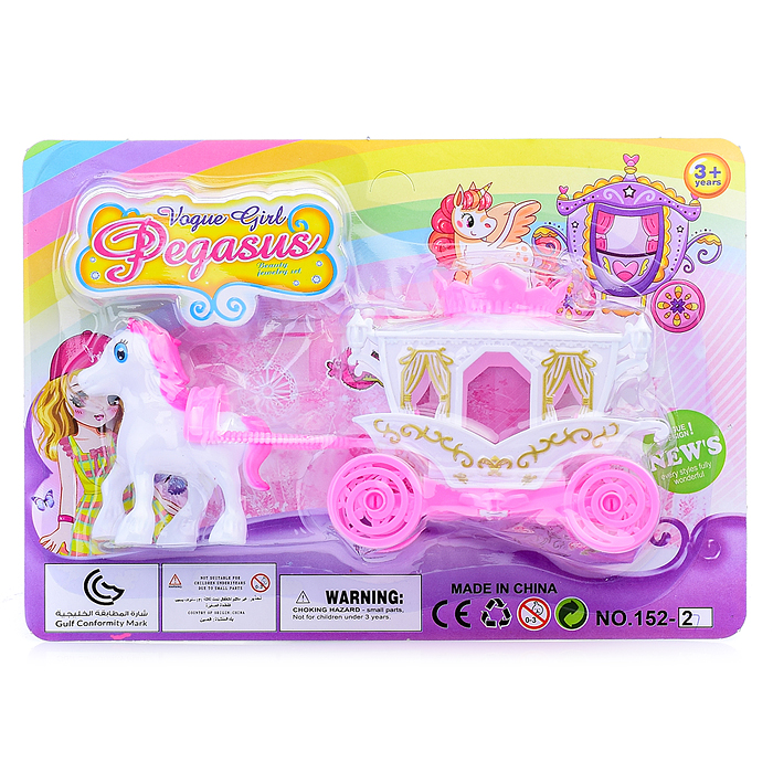 Фото к товару Карета 152-27 "Прогулка" с лошадкой и куклой, на листе Карета 152-27 "Прогулка" с лошадкой и куклой, на листе