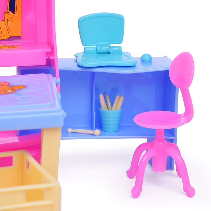 Фото к товару Набор мебели для кукол 21019 "Детская комната" в коробке Набор мебели для кукол 21019 "Детская комната" в коробке