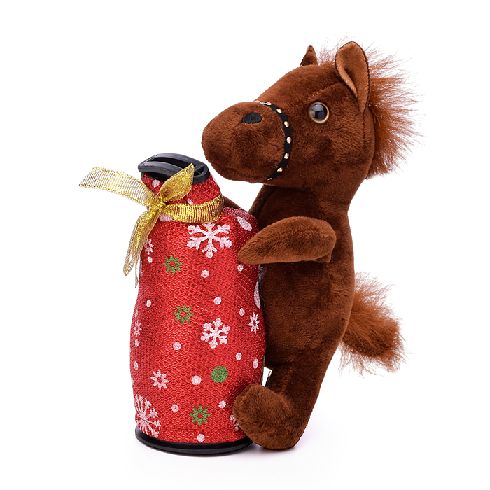 Мягкая игрушка M1525 "Лошадка" с копилкой 19*10 см.