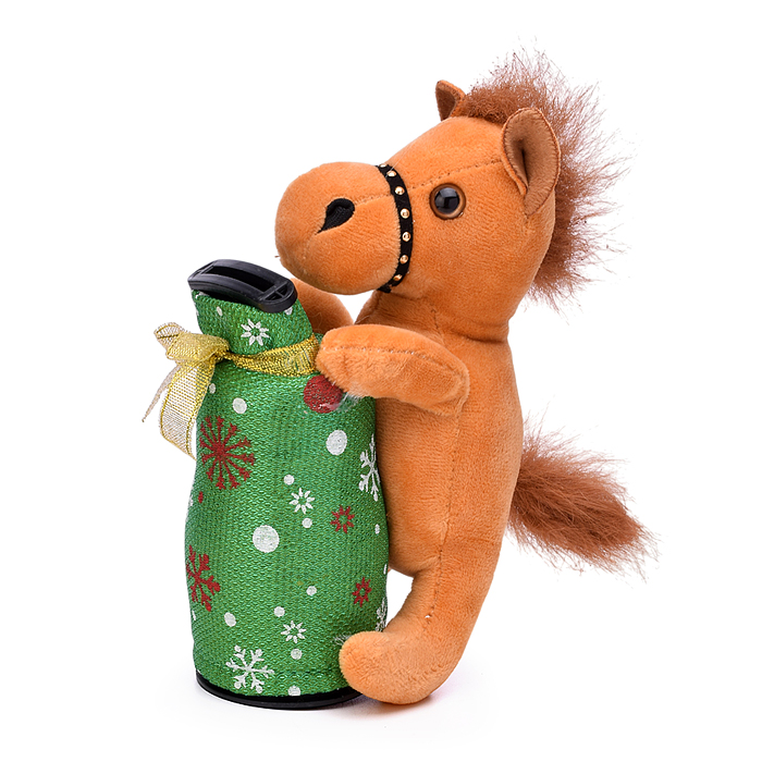 Мягкая игрушка M1525 "Лошадка" с копилкой 19*10 см.