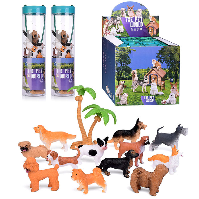 Набор животных TQ260-31C "Собака" в ассортименте, в коробке Набор животных TQ260-31C "Собака" в ассортименте, в коробке