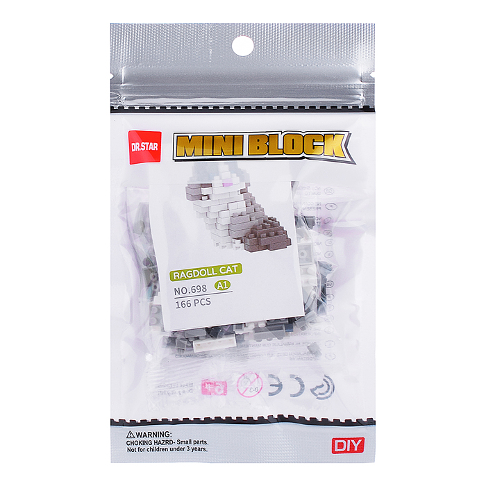 Конструктор 698A "Pet cat" в коробке