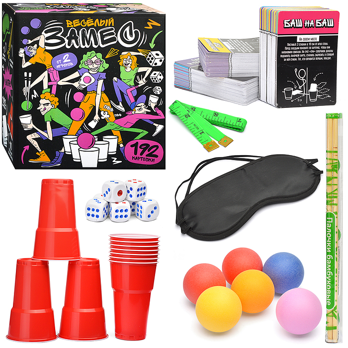 Игра настольная "Весёлый замес" 12+ (черн)