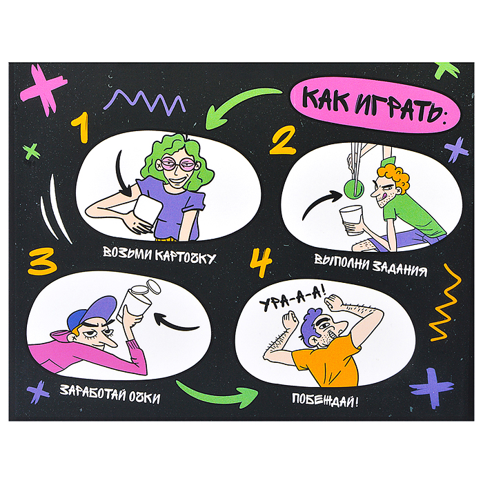 Фото к товару Игра настольная "Весёлый замес" 12+ (черн) Игра настольная "Весёлый замес" 12+ (черн)