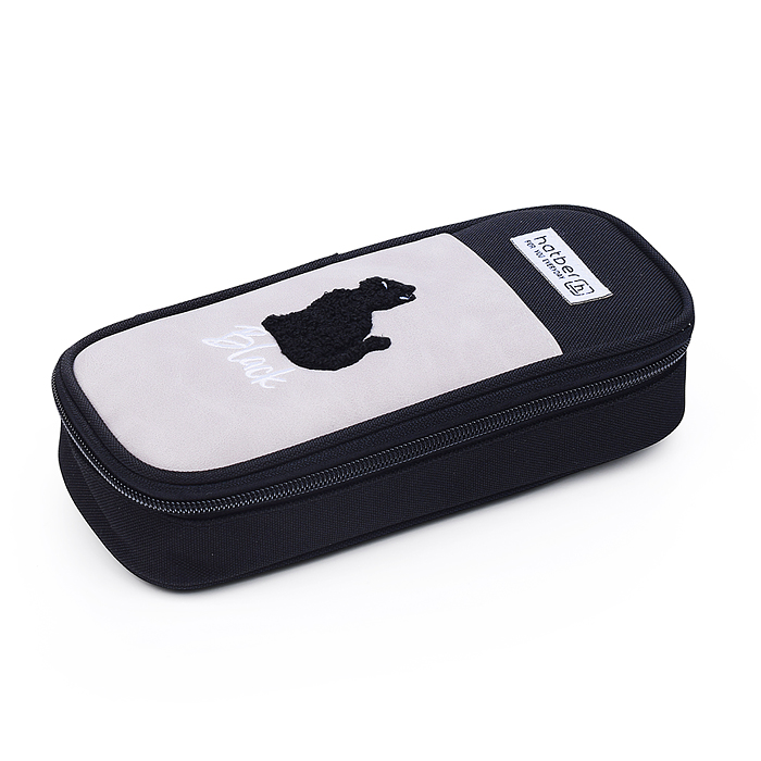 Пенал 220х90х50мм на молнии с 2 карманами и откидной планкой "CATs" в пакете с европодвесом