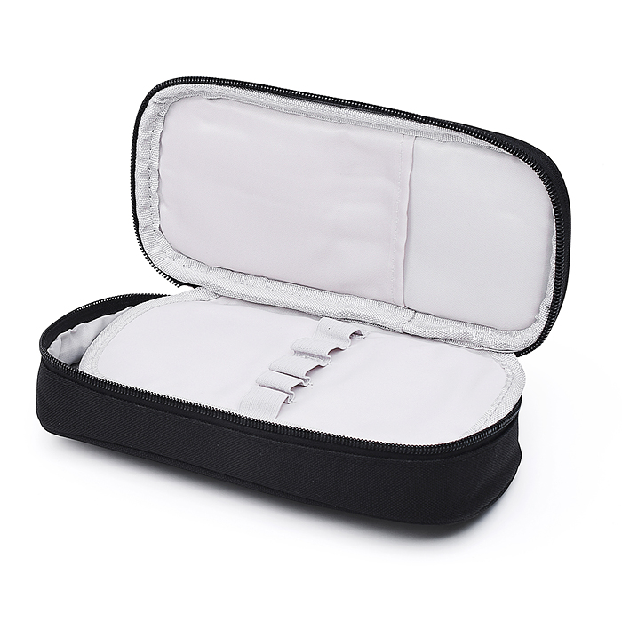 Пенал 220х90х50мм на молнии с 2 карманами и откидной планкой "CATs" в пакете с европодвесом