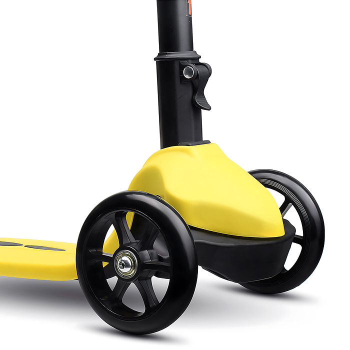 Фото к товару Самокат трёхколёсный R0205 ROCKET колёса PU, цвет желтый Самокат трёхколёсный R0205 ROCKET колёса PU, цвет желтый