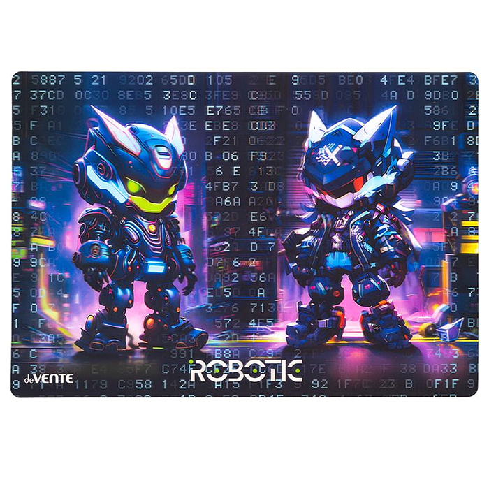 Покрытие настольное для лепки 3D "Robotic" 33x23 см, пластиковое 600 мкм, с цветным рисунко