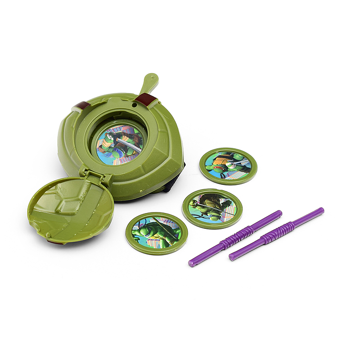 Фото к товару Фигурка Черепашки ниндзя, свет, стреляет дисками, коробка 5,3*25*22см Фигурка Черепашки ниндзя, свет, стреляет дисками, коробка 5,3*25*22см