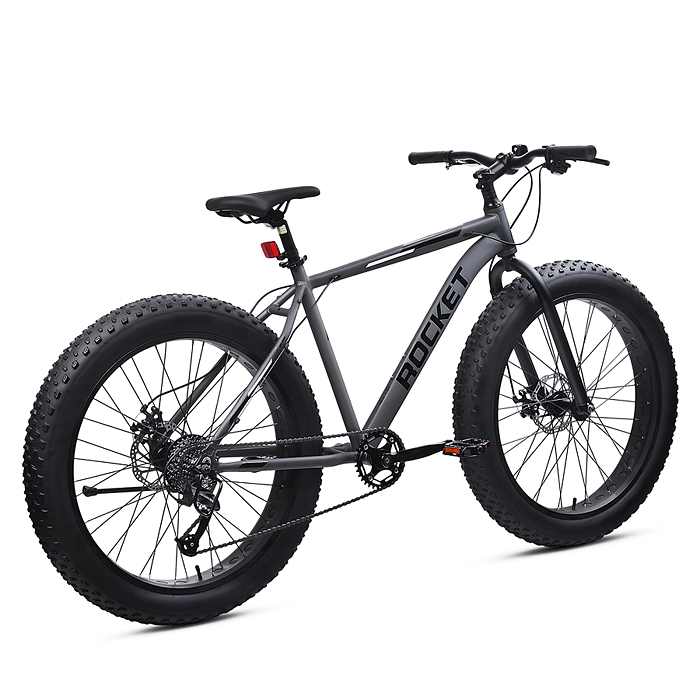 Фото к товару Велосипед 26" Rocket Fat Pro 26, цвет серый, размер 19" Велосипед 26" Rocket Fat Pro 26, цвет серый, размер 19"