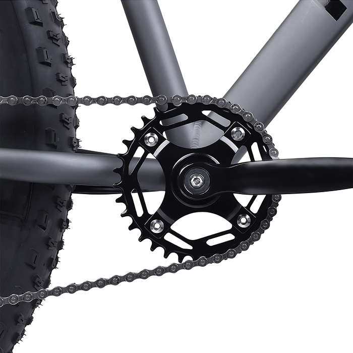 Фото к товару Велосипед 26" Rocket Fat Pro 26, цвет серый, размер 19" Велосипед 26" Rocket Fat Pro 26, цвет серый, размер 19"