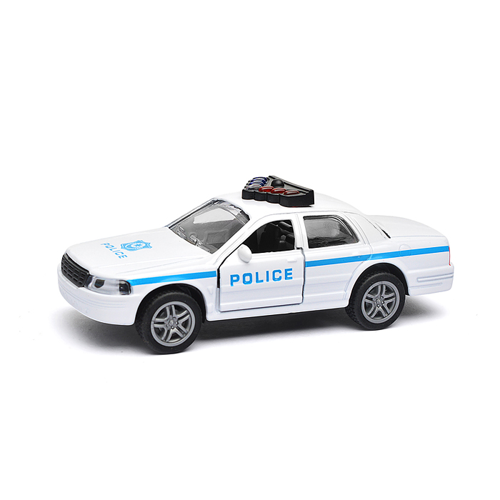 Фото к товару Белая инерционная служебная машинка Купе die-cast,1:32, открывающиеся двери Белая инерционная служебная машинка Купе die-cast,1:32, открывающиеся двери