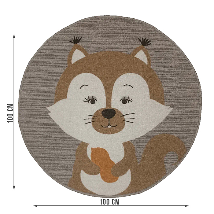 Ковер "Бельчонок" дет. 1х1 круглый Ковер "Бельчонок" дет. 1х1 круглый